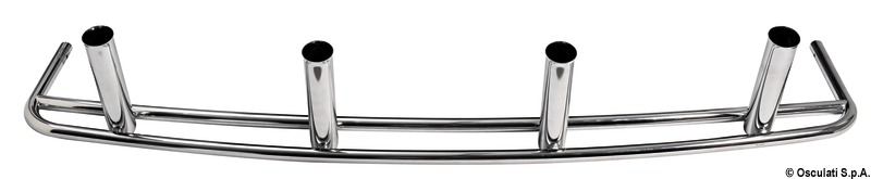 Fabbricati in tubo inox AISI 316 lucidato, Ø 35 mm (struttura della copertura Ø 28 mm). Universale essendo regolabili in larghezza fino ad un max di 140 cm ed un'altezza fino ad un max di 210 cm. Il tessuto del Top di colore blu UV resistente ed impermeabile, può essere smontato per la pulizia. Il T-TOP si può smontare sfilandolo dalle basi.