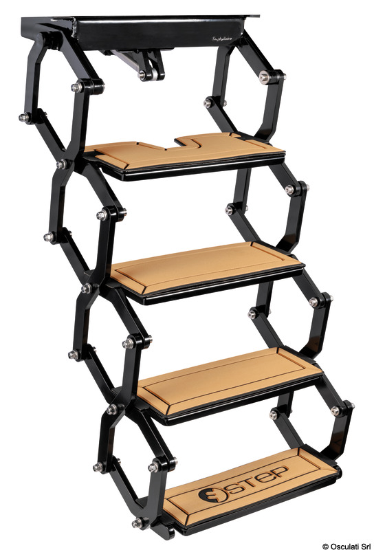 E-STEP 12V 4 steps large electric ladder