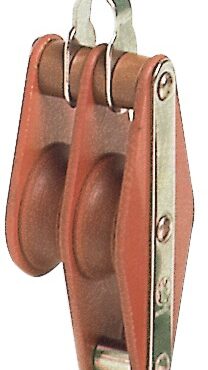 Tufnol HYE block 2 pulleys 10x35mm TBH