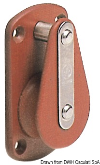 Tufnol HYE block 1 pulley 14x50mm LB