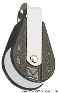 Serie rinforzata, in nylon nero e acciaio inox.