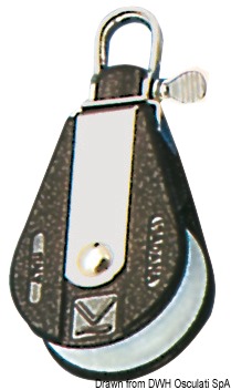 Serie rinforzata, in nylon nero e acciaio inox.