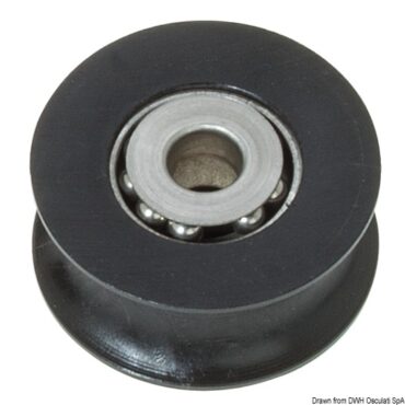 Delrin pulley w/SS balls 38 mm Ø 12
