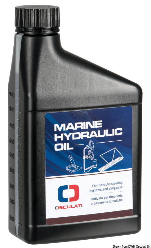 Prodotto indicato per timonerie idrauliche, power Trim, power Lift fuoribordo e gruppi poppieri, flap idraulici e passerelle idrauliche. Formulato con additivi per migliorare le caratteristiche della pompa e della tenuta. Resistente alle alte pressioni e alle corrosioni. Contiene additivi antischiuma e le sue caratteristiche rimangono inalterate per lungo tempo.