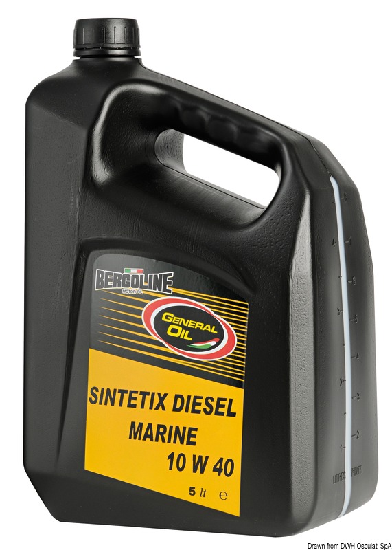 Olio semisintetico ad elevate prestazioni per motori marini diesel turbo e aspirati.Soddisfa norme API CL-4/CF, ACEA E7-04/E5/E3, MB 228.3 MAN 3275, VOLVO VDS-3.