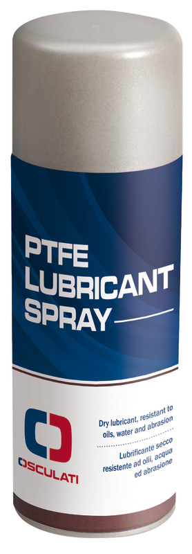 Lubrificante sintetico a secco a base di PTFE. Non conduttivo, non lascia tracce e non macchia. Ideale per cerniere, snodi, bozzelli, carrelli scorrevoli ed ogni accessorio a vista da lubrificare. Resistente sia ad acqua dolce che salata.