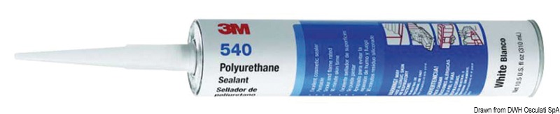 Sigillante poliuretanico ad alte prestazioni 540 è un adesivo sigillante monocomponente igroindurente, ideale per sigillature in accoppiamento a fissaggi meccanici.