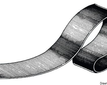 Strip 90x2 mm black