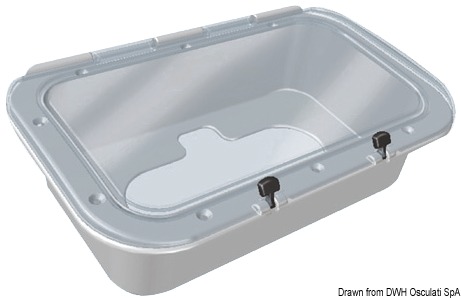 Versione fissa per montaggio ad incasso. Ideato per montaggio sulla console del gommone o in prossimità del garage tender.Gonfia e sgonfia. Arresto automatico alla pressione desiderata.