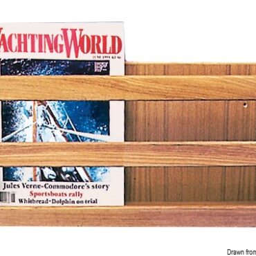 Teak books rack 375x190x200 mm