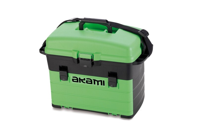 Bauletto pesca antiurto.  Akami MTB-30 è una pratica valigetta porta accessori, realizzata in PVC rigido e munita di scatole modulati indicate per l’organizzazione ed il trasporto di muniteria da pesca. Indicato per qualsiasi tecnica di pesca.

Ampio vano porta accessori
3 Scatole porta minuteria
Tracolla regolabile