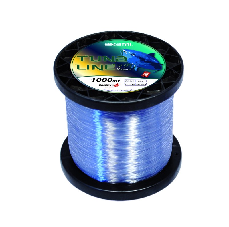 Akami Tuna Line è monofilo da pesca fabbricato con materia di prima scelta e tecnologia giapponese, molto resistente all’abrasione ed all’usura. Akami Tuna Line è indicato per le grandi catture, permette di affrontare il combattimento con successo. Straordinario nella cattura di Pesce Spada e di Tonni. Presentato in bobina di grande metraggio per evitare l’effetto memoria. Colore azzurro lapislazzuli.