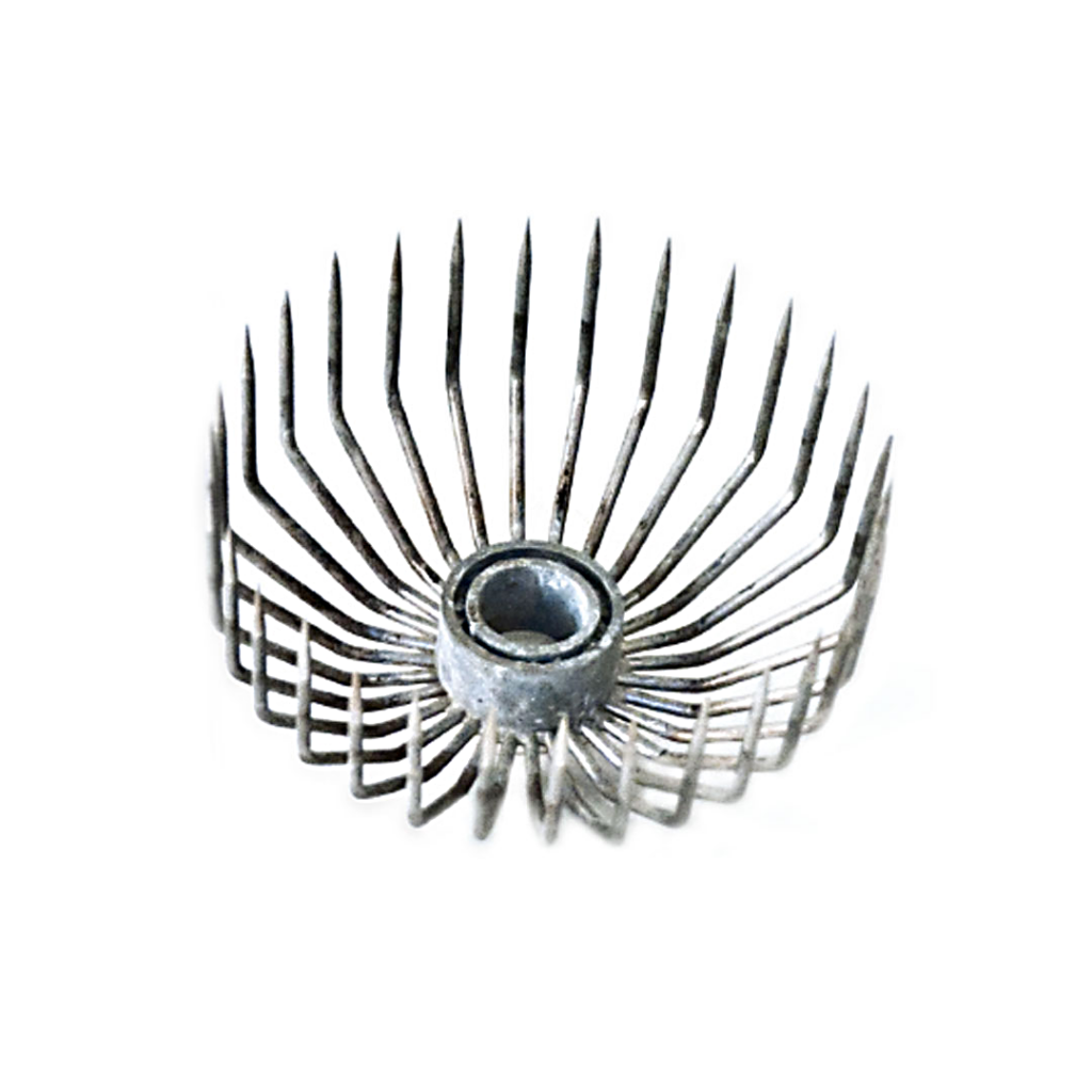 Corona di ricambio per totanare di profondità, corpo in acciaio. Prodotto artigianale, Made in italy.