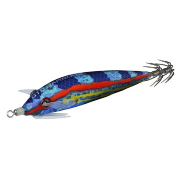 DTD Ball Barbone Totanara Luminosa Rossa con Sistema Long Cast e Pinne in Silicone Attivo - Design Triglia Mediterranea - Blue
