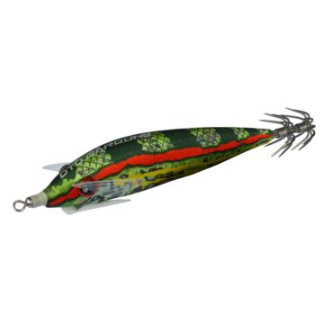 DTD Ball Barbone Totanara Luminosa Rossa con Sistema Long Cast e Pinne in Silicone Attivo - Design Triglia Mediterranea - Green