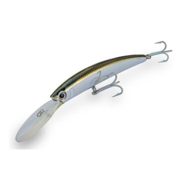 DTD Turbo Gavun DD 90 è un artificiale ideato per la traina costiera, presenta delle rifiniture realistiche con colorazione Natural Smelt, occhi 3D, lip di dimensioni importante per un affondamento maggiore, monta ancorette VMC.
Azione: Sinking
Lunghezza: 90 mm
Peso: 9,4 gr