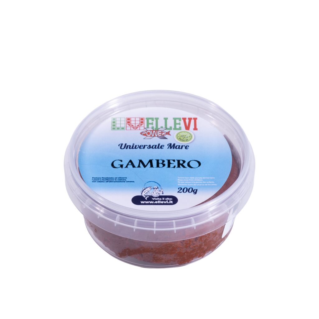 Un classico irresistibile per ogni pescatore: la Pasta Pronta ELLEVI al Gamberetto è l'esca che fa la differenza. Soffice per un innesco rapido, si dimostra incredibilmente tenace sull'amo anche nei lanci più potenti e in acque turbolente. Il suo aroma naturale di gamberetto è un attrattore universale, efficace sia in mare che in acqua dolce. Il pratico vasetto da 200g la rende pronta all'uso, ovunque ti porti la tua passione che tu stia pescando a Pesca al colpo, Bolognese, Gallegiante, pesca al colpo,passata,agonismo, feeder, fondo, ledgering