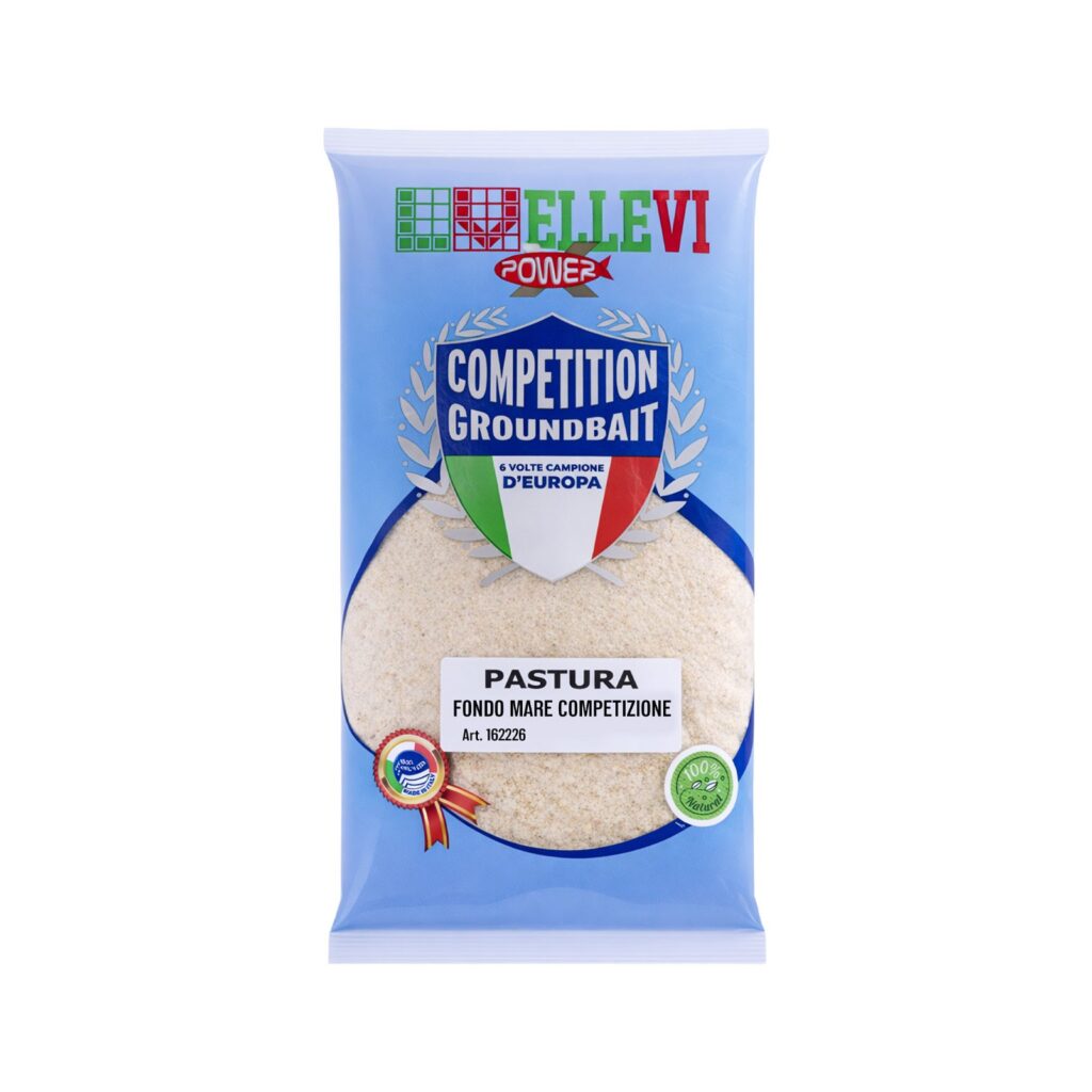 Una pastura d'eccellenza per le tue sfide in mare. La Pastura ELLEVI Fondo Mare Competizione è una miscela specializzata, con granulometria media, arricchita con formaggio e amminoacidi ad alta attrattività. Ideale per la pasturazione a fondo, può essere usata anche come esca direttamente sull'amo per garantire un'abboccata immediata nella pesca a Pesca al colpo, Bolognese, Gallegiante, al colpo,passata,agonismo, feeder, fondo, ledgering. Progettata per attirare boghe, occhiate, cefali e saraghi, è la scelta perfetta per ogni pescatore esigente.