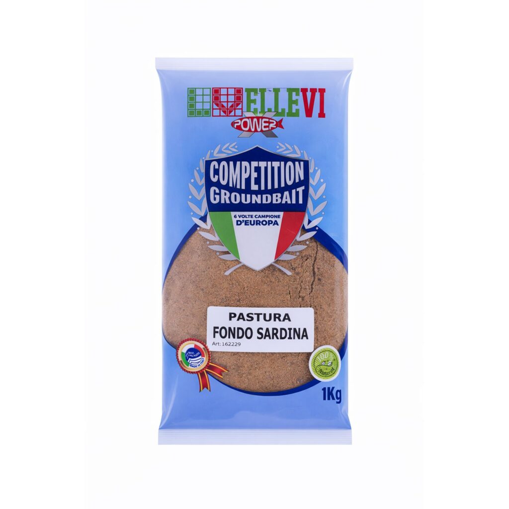 Un profumo che non lascia indifferenti. La Pastura ELLEVI Fondo Sardina è una miscela a granulometria media, arricchita con farina di sardine, amminoacidi ed esaltatori naturali che creano un aroma intenso e persistente. Ideale per richiamare una vasta gamma di pesci, è perfetta per boghe, cefali, orate e branzini. Si può usare sia come pastura che come esca, garantendo versatilità e risultati eccezionali in ogni battuta di pesca a Pesca al colpo, Bolognese, Gallegiante, al colpo,passata,agonismo, feeder, fondo, ledgering.