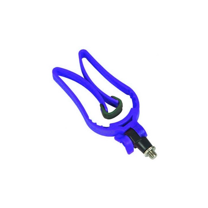 Poggia canna regolabile con struttura in plastica resistente.