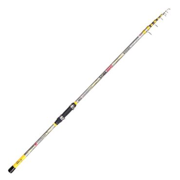 Canna da barca telescopica realizzata in fiberglass, montata con anelli a doppio ponte e placca porta mulinello a vite. La canna da pesca Stink Boat è in grado di gestire diverse piombature, fino ad un massimo di 10 grammi. Ideale per la cattura di sgombro, orata, sauro etc..