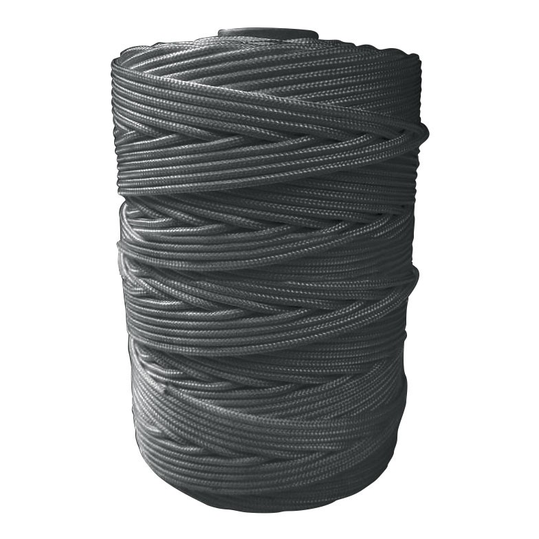 Treccia Nera per la costruzione di lenze palamito. Disponibile in diversi diametri. La lunghezza della matassa varia in funzione del diametro della stessa, il prezzo si intende a confezione.