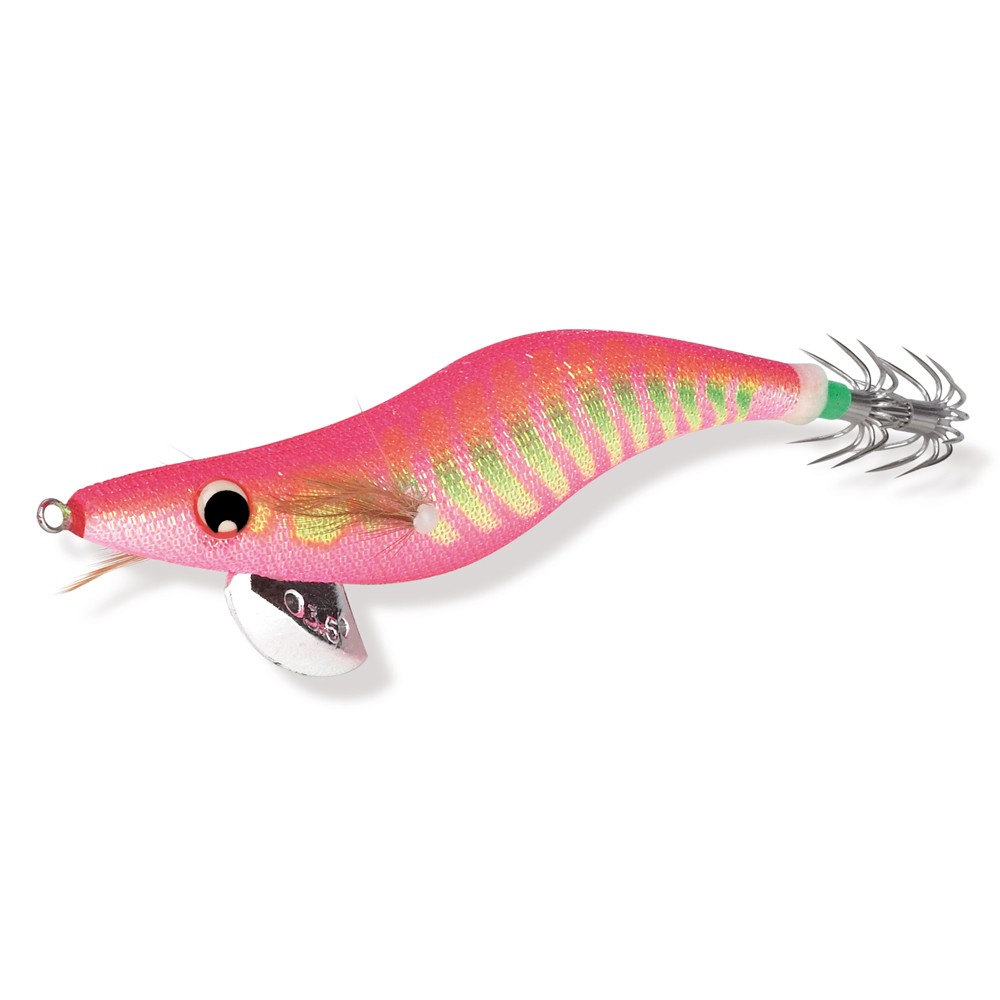 Spell Egi è la nuova totanare della famiglia Spanish Lures perfetta per la pesca dei cefalopodi sul fondo. Corpo a forma di “gamberone allungato" rivesto in tela con colorazioni brillanti ed assemblato con doppia corona in VCM. Ideale per la pesca ad Eging e per la cattura di Seppie e Calamari.

Spanish Lures Spell 2,5 :  4” /m.
Spanish Lures Spell 3,0 :  3,5”-4” /m.
Spanish Lures Spell 3,5 :  3,5”-4” /m.