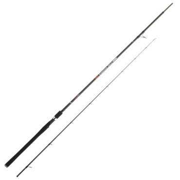 Canna realizzata in carbonio alto modulo 3K WOVEN 30 Ton, uno dei più resistenti e leggeri sul mercato. Questo nuovo sistema di produzione 3K collega le fibre di carbonio in parallelo, ottenendo una struttura più leggera, più sottile e più resistente, in grado di trasmettere sensazioni uniche nell’azione di pesca. Nuova impugnatura ergonomica di facile presa, progettata per fissare la mano in modo totalmente sicuro, evitando scivolamenti o torsioni indesiderati durante il lancio. Dotato di anelli Fuji KR Fazlite e porta mulinello Fuji. Borsa in neoprene e velcro porta canna integrato.Fusto in High Modular Carbon  Fuji Guides serie KR FazliteFuji Reel Seat Impugnatura in EvaCustodia integrata