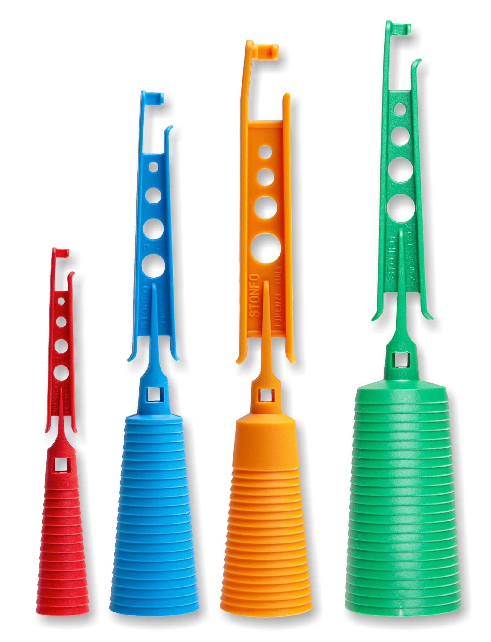 Dispositivo conico per l'aggancio ed il tensionamento dell'elastico con scaletta integrata di grande capienza. Superleggero e resistente, viene facilmente rimosso dalla canna grazie all'apposito estrattore. Mis. 2,5: misura speciale studiata per elastici cavi e pieni di grande diametro.
Misura 1: da mm 8 a mm 13
Misura 2: da mm 13,5 a mm 21
Misura 2,5: da mm 16 a mm 24
Misura 3: da mm 21,5 a mm 30,5
Busta da 1 pezzo, confezione da 10 buste.