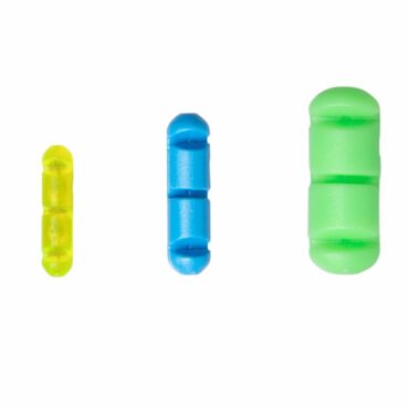Per bloccare rapidamente sulla lenza piombi ed altri accessori scorrevoli. Ideale per la pesca alla trota, bolentino e surf casting.
Misura 1: Ø 3,5 mm - lunghezza 15 mm.
Misura 2: Ø 5 mm - lunghezza 18,5 mm.
Misura 3: Ø 8 mm - lunghezza 22 mm.
Busta da 10 pezzi, confezione da 10 buste.