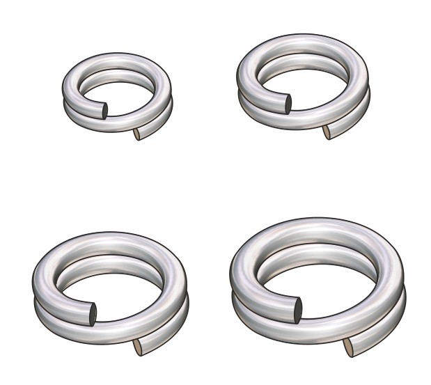 Anelli aperti extra forti in acciao inossidabile.

Mis.1: Ø int. mm 4,5 - resistenza Kg 30 - peso gr 0,24

Mis.2: Ø int. mm 5,5 - resistenza Kg 40 - peso gr 0,40

Mis.3: Ø int. mm 6,5 - resistenza Kg 50 - peso gr 0,65

Mis.4: Ø int. mm 7,5 - resistenza Kg 60 - peso gr 0,85

Busta da 10 pezzi, confezione da 10 buste.

 