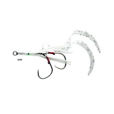 STR GUN'S TAKO BAIT CURLY - GLOW, #2/0
