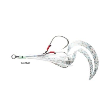 STR GUN'S TAKO BAIT CURLY - CLEAR GLEA, #2/0