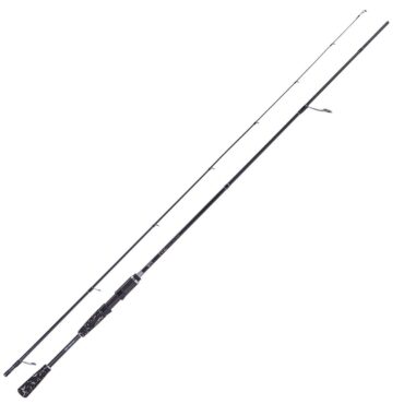 STR MNX canna da pesca dedicata allo spinning, realizzata con fusto in carbonio di elevate prestazioni. Assemblata con manico Camouflage, guide serire “K” e placca porta mulinello a vite. Grazie alla sua azione fast presenta un elevato controllo durante le jerkate. Leggera e sensibile, capace di trasmettere anche il minimo tocco o vibrazione.Fusto  High Modulus Carbon Guide serie KLAG e KTAGImpugnatura in Eva CamouflageCustodia in dotazione