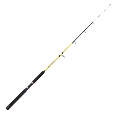 La canna mono pezzo Ahiga creata per la traina costiera leggera, soddisfa le esigenze di qualsiasi pescatore. Concepita con componentistiche di buona qualità, potente e robusta consente il massimo del divertimento durante l’azione di pesca.Fusto in Carbon Extreme Anelli doppio ponte Impugnatura in Gomma