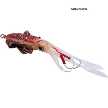 Sugoi Assistcuttel, squid gommoso che grazie alla sua azione di nuoto riesce a simulare un vero calamo. Ideali per la pesca da fondo.