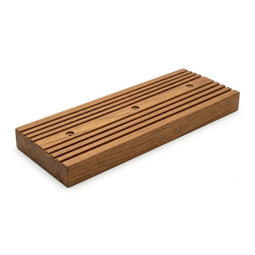 gradino in teak per scaletta 260x48x20mm