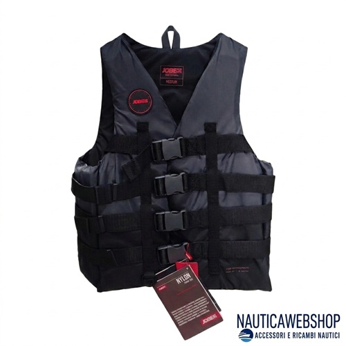 nuovo giubbotto jobe per gioco acqua, moto acqua e divertimento in mare. Gilet Jobe con 4 buckle nero