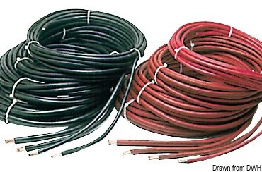Cavo batterie nero 16 mm