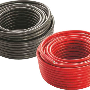 Cavo batterie nero in rame stagnato 25 mm