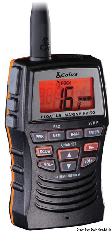 Cobra Bluebound 150E - VHF Portatile