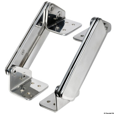 Coppia di cerniere con cover per sedile con sistema Flip Up