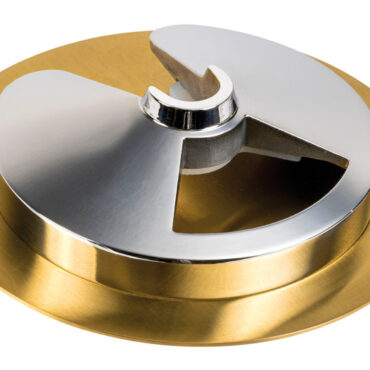 Portacalici inox finitura colore oro